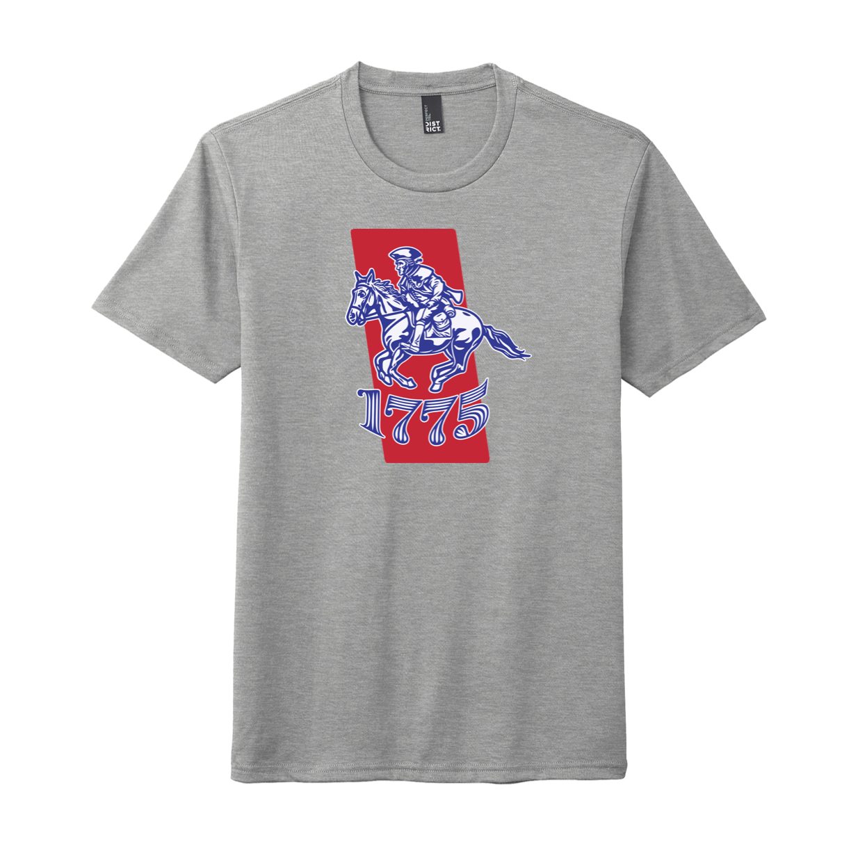 May 20th Society (1775 logo) - District Perfect TriBlend - Grey Frost - Made to Order DTF