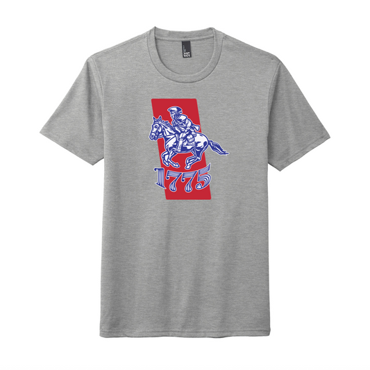 May 20th Society (1775 logo) - District Perfect TriBlend - Grey Frost - Made to Order DTF