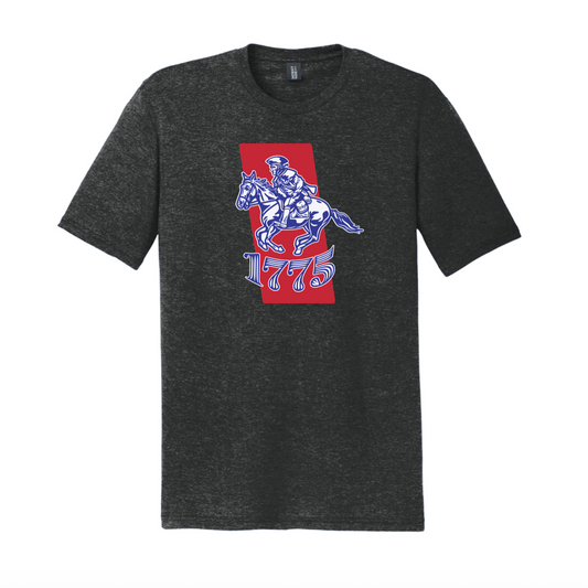 May 20th Society (1775 logo) - District Perfect TriBlend - Black Frost - Made to Order DTF