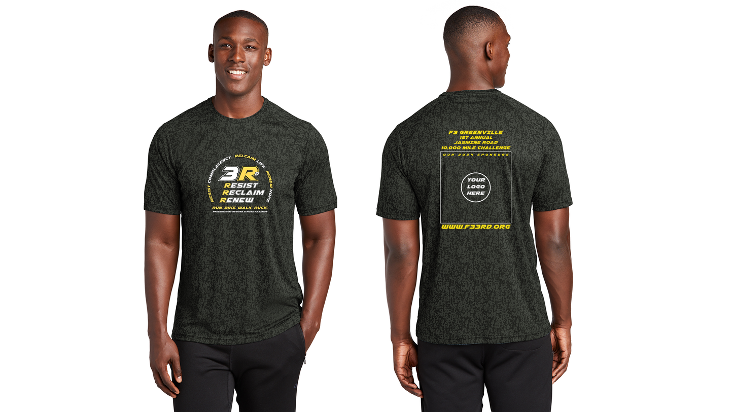 F3 Greenville + Jasmine Road 1st Annual Mileage Challenge Pre-Order September 2024