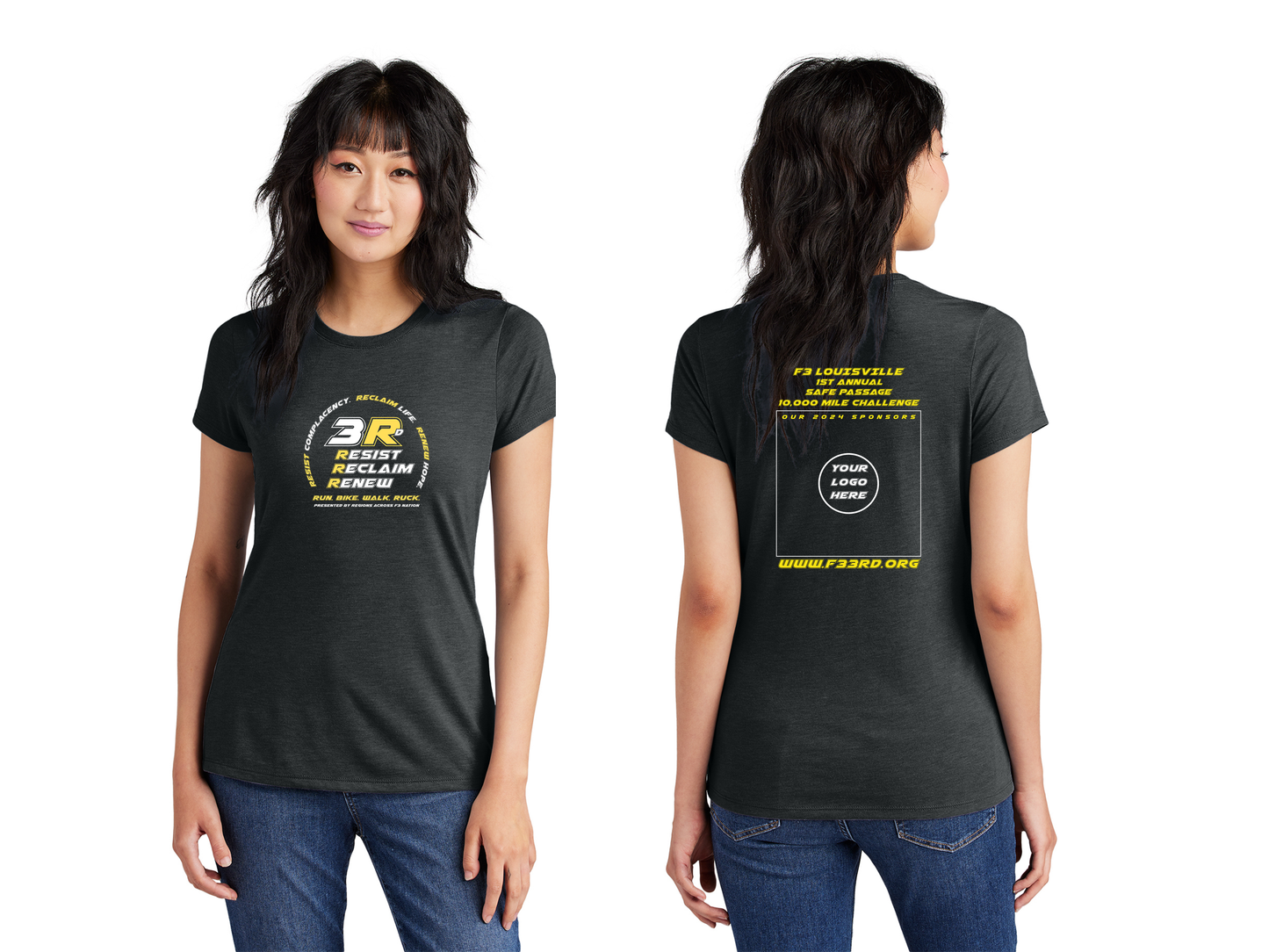 F3 Louisville Safe Passage 1st Annual 10,000 Mile Challenge Pre-Order September 2024
