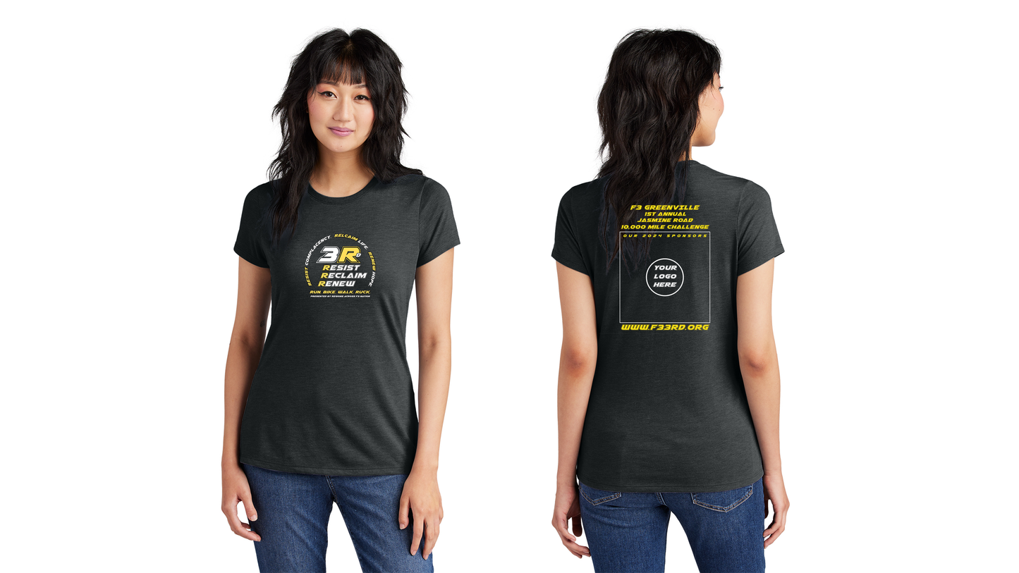 F3 Greenville + Jasmine Road 1st Annual Mileage Challenge Pre-Order September 2024