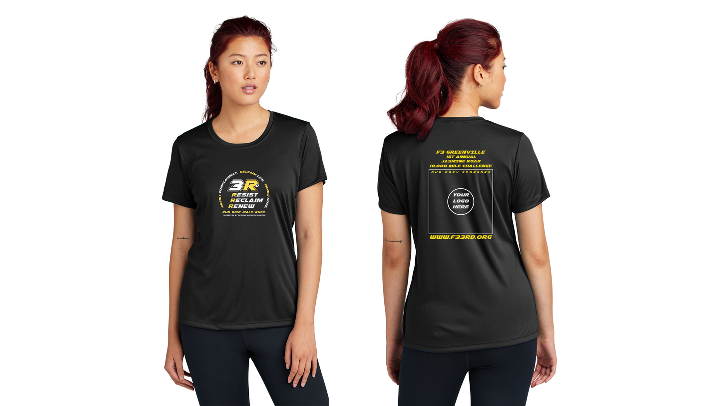 F3 Greenville + Jasmine Road 1st Annual Mileage Challenge Pre-Order September 2024