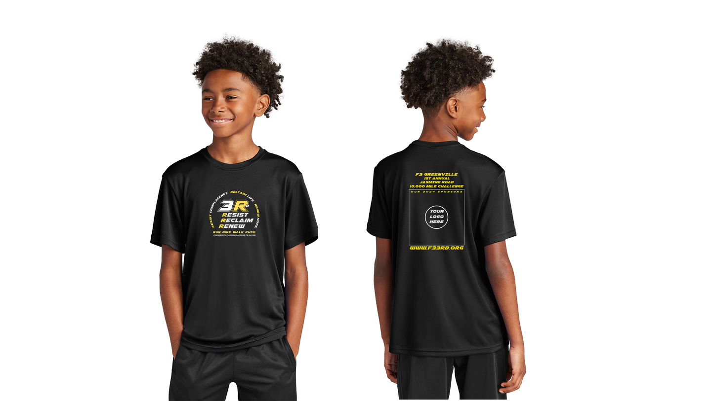 F3 Greenville + Jasmine Road 1st Annual Mileage Challenge Pre-Order September 2024