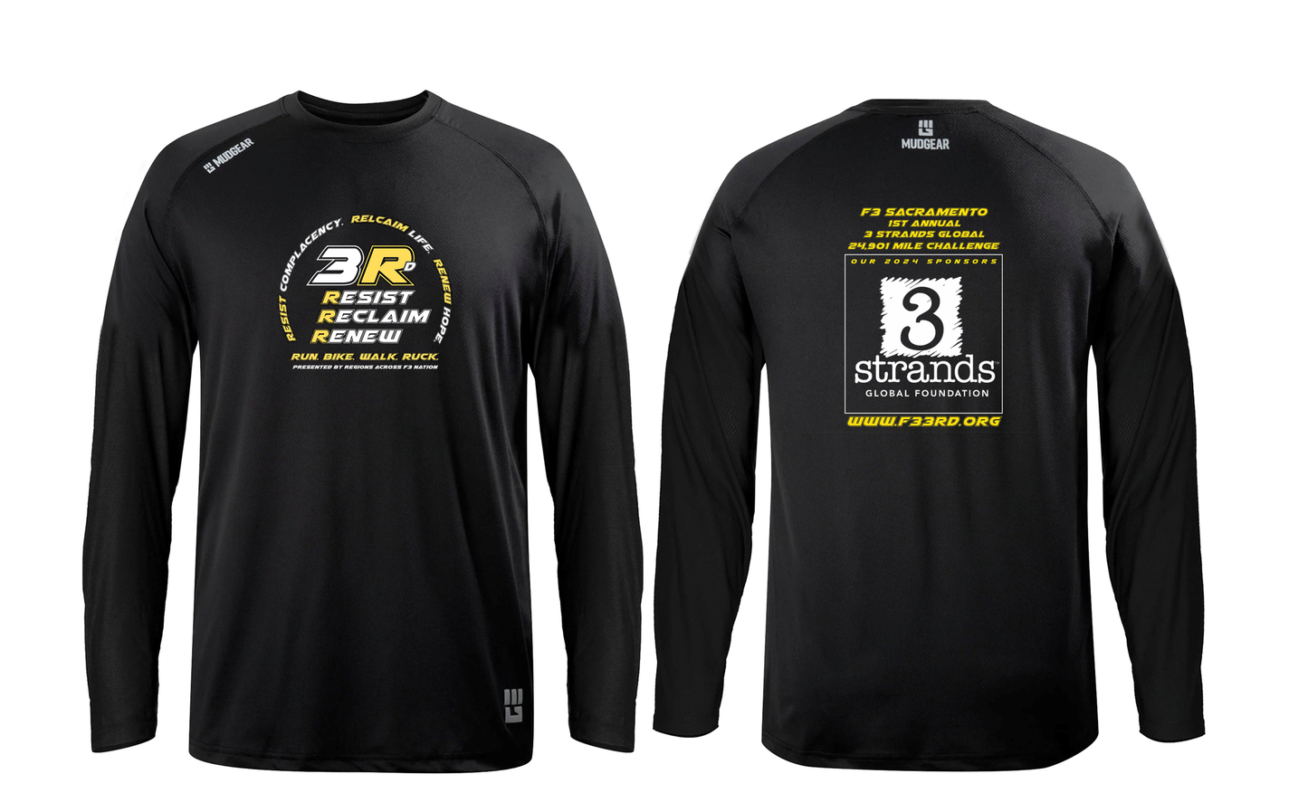 F3 Sacramento + Charity 1st Annual Event Pre-Order September 2024