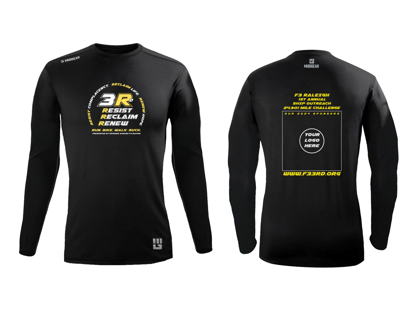 F3 Raleigh + Ship Outreach 1st Annual Event Pre-Order August 2024