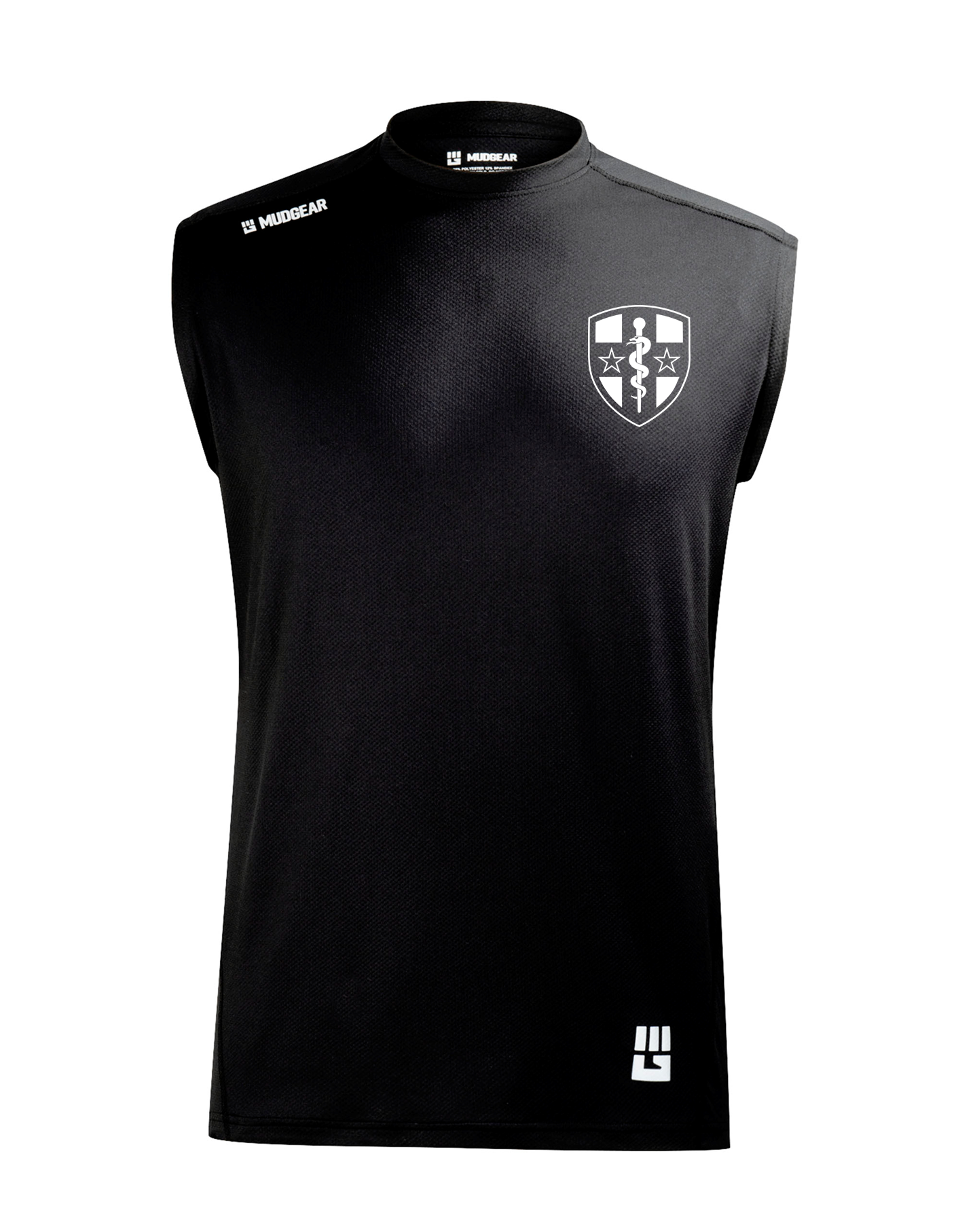 Spartan Medics MudGear Men's Fitted Race Jersey vX Sleeveless Tee Pre-Order