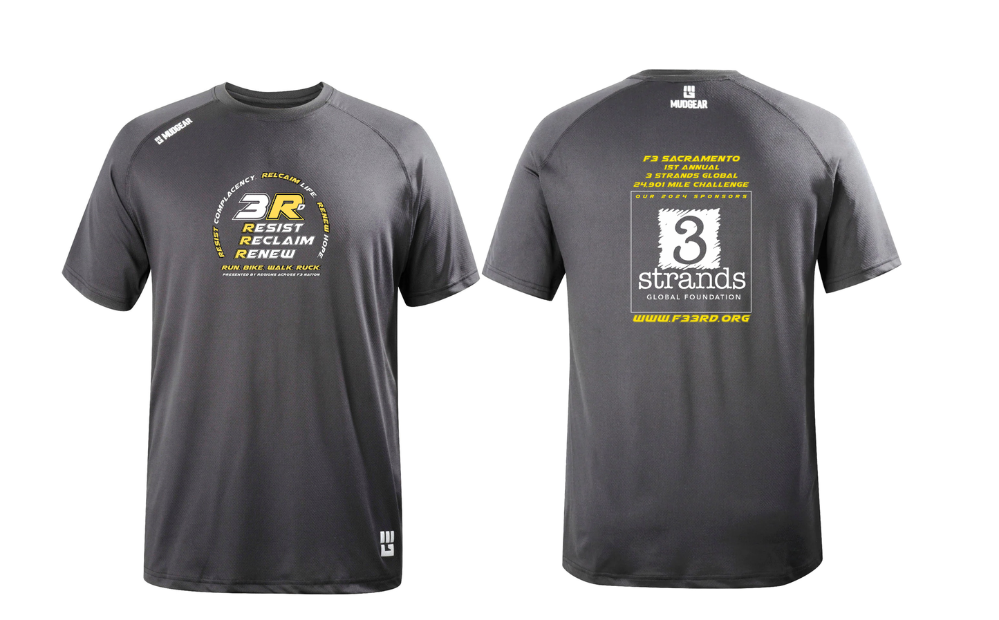 F3 Sacramento + Charity 1st Annual Event Pre-Order September 2024