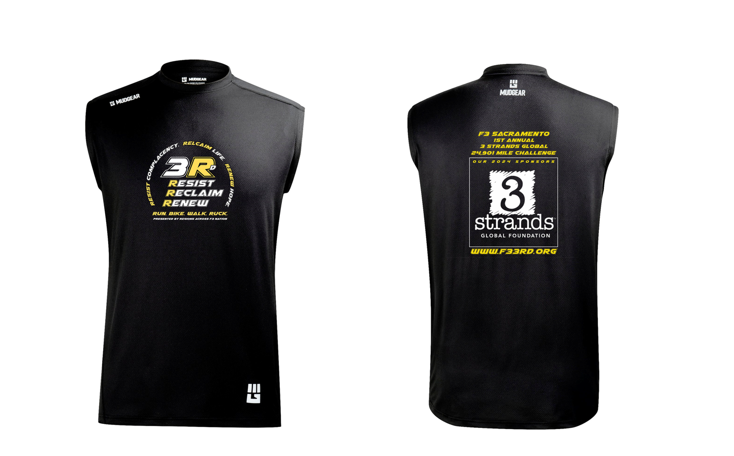 F3 Sacramento + Charity 1st Annual Event Pre-Order September 2024