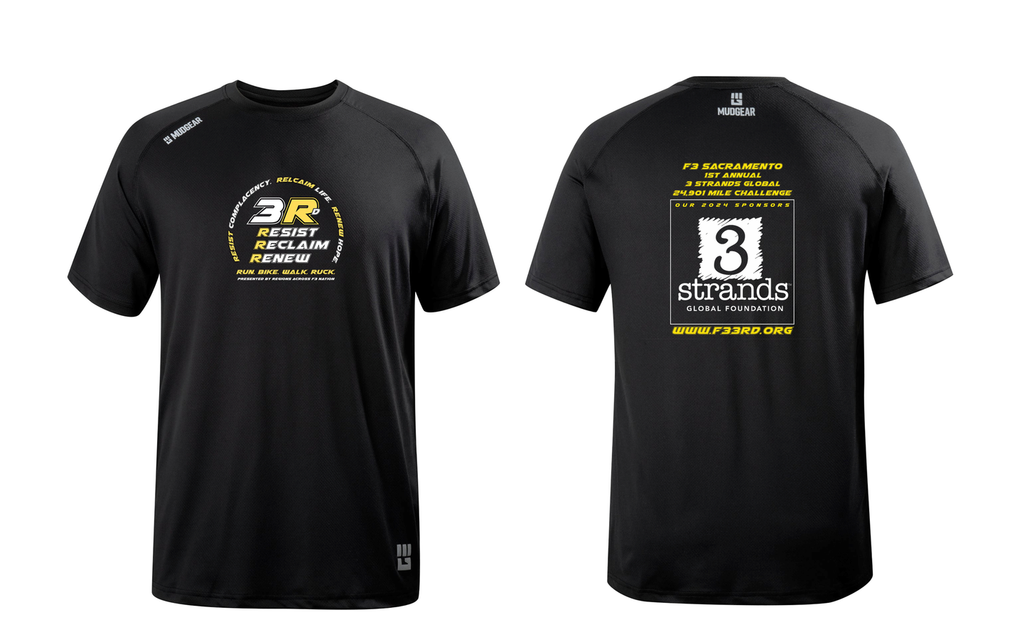 F3 Sacramento + Charity 1st Annual Event Pre-Order September 2024