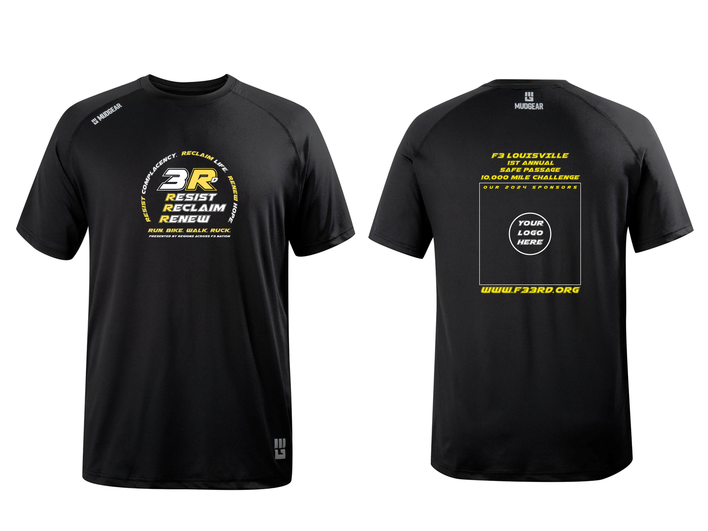 F3 Louisville Safe Passage 1st Annual 10,000 Mile Challenge Pre-Order September 2024