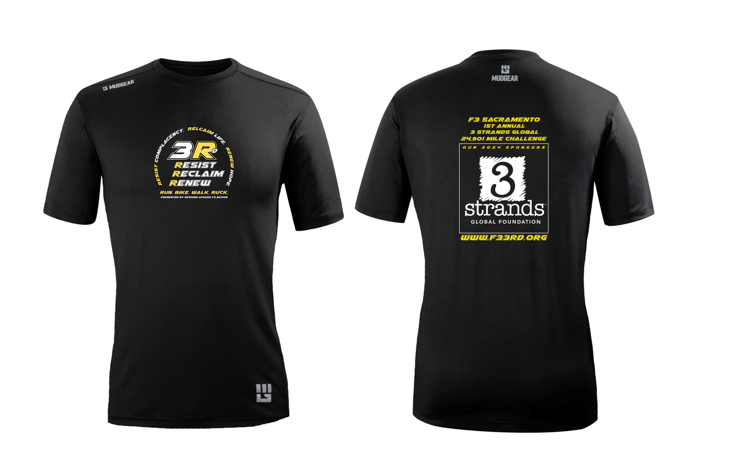 F3 Sacramento + Charity 1st Annual Event Pre-Order September 2024