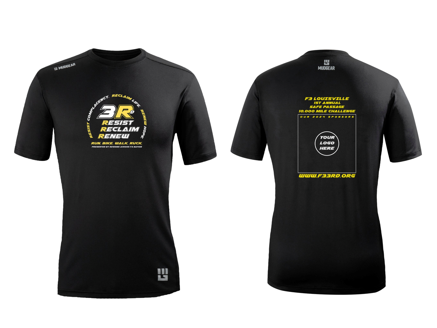 F3 Louisville Safe Passage 1st Annual 10,000 Mile Challenge Pre-Order September 2024