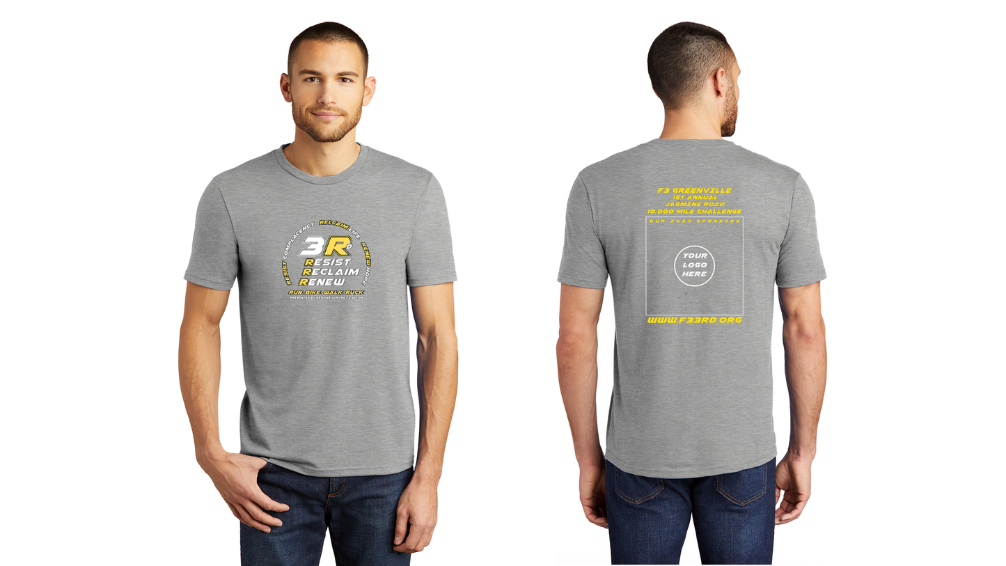 F3 Greenville + Jasmine Road 1st Annual Mileage Challenge Pre-Order September 2024