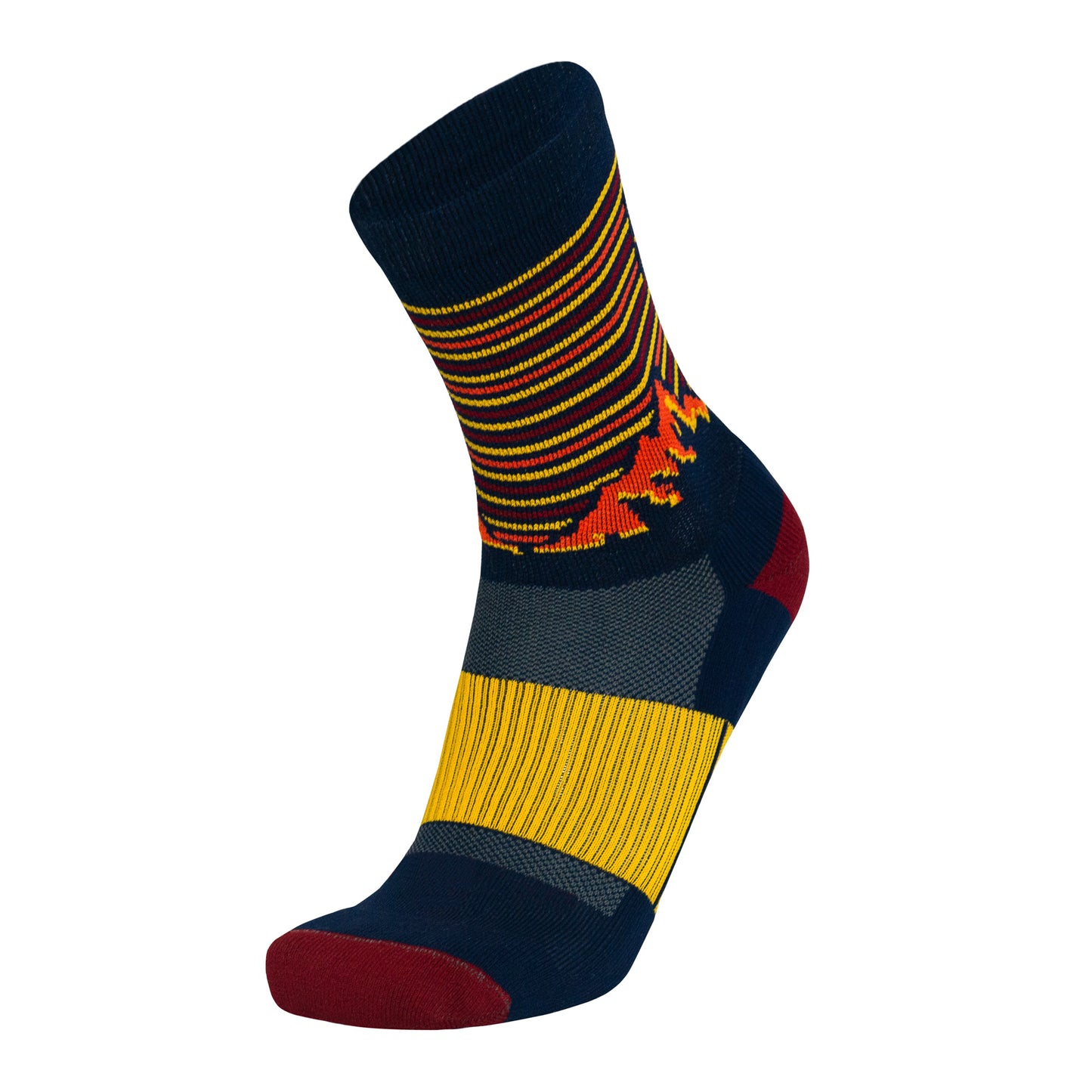 Custom Logo Running Socks - Crew Height