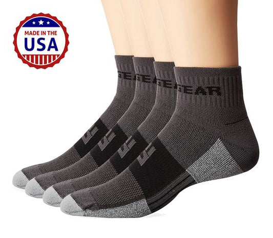 MudGear Quarter (¼) Crew Socks (2 pair pack)