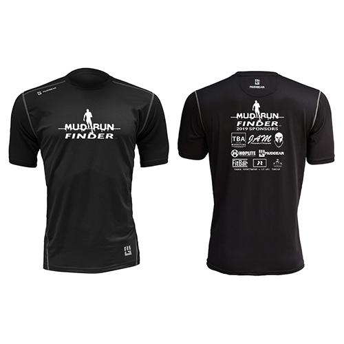 CLEARANCE ITEM - Mud Run Finder MudGear Men's Fitted Race Jersey Short Sleeve