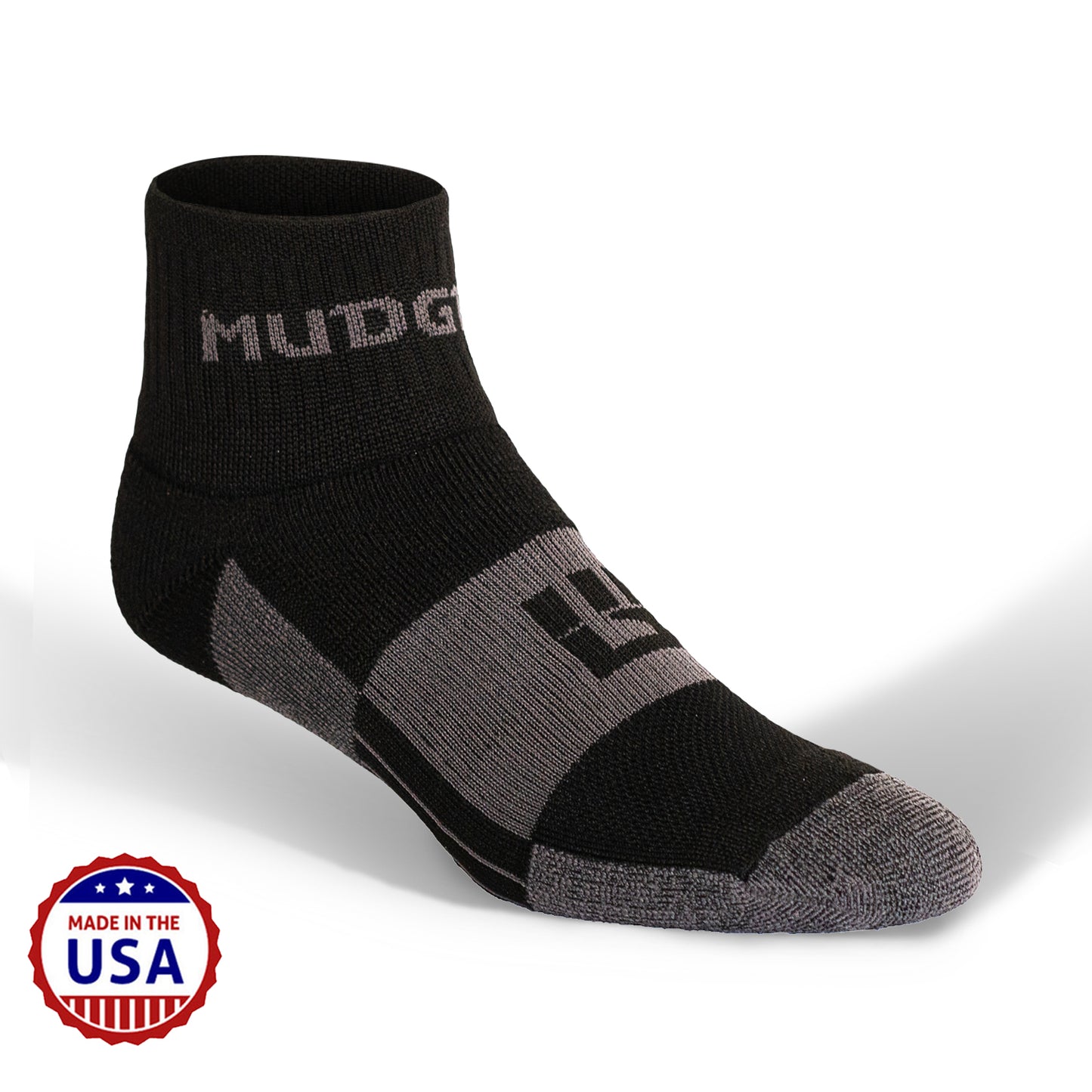 MudGear Quarter (¼) Crew Socks (2 pair pack)