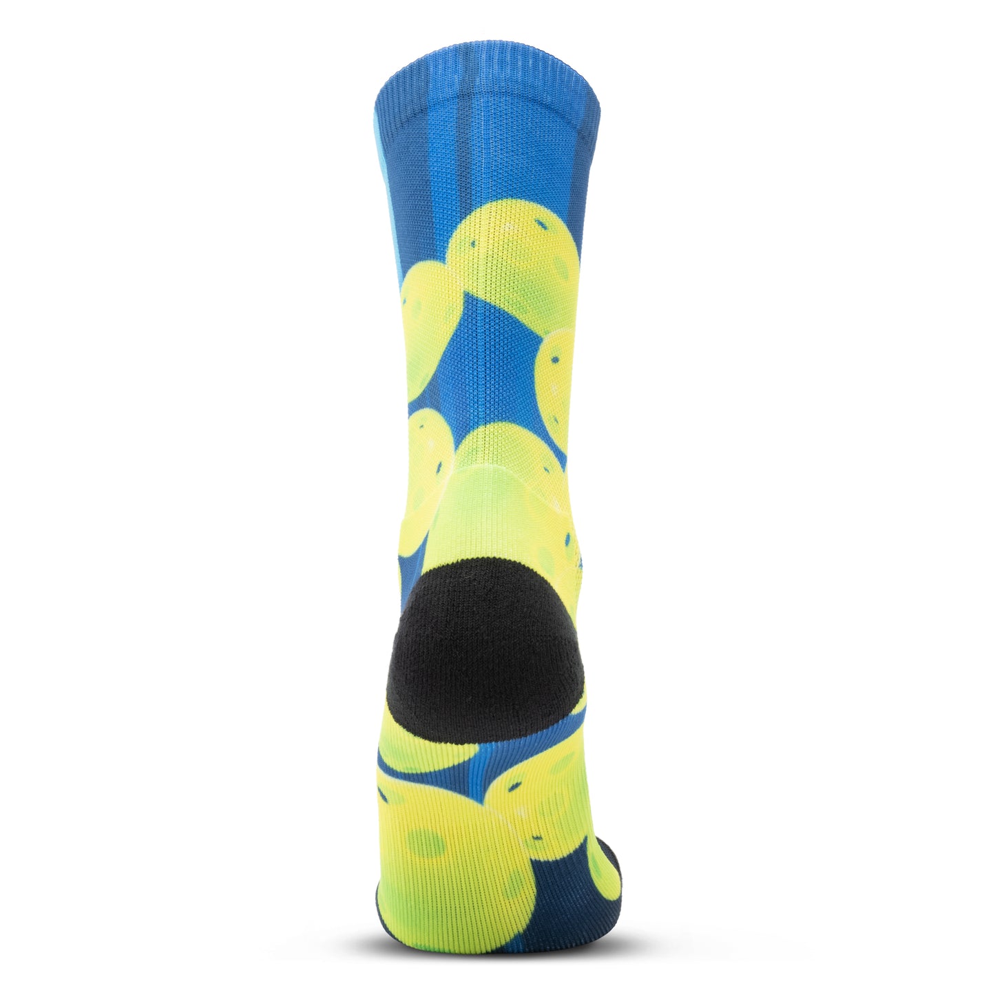Performance PickleBall Custom Crew Height Socks - Blue/Green (1 Pair)