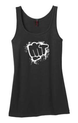 MudMan Training District Made Ladies Mini Racerback Tank (Black) Pre-Order