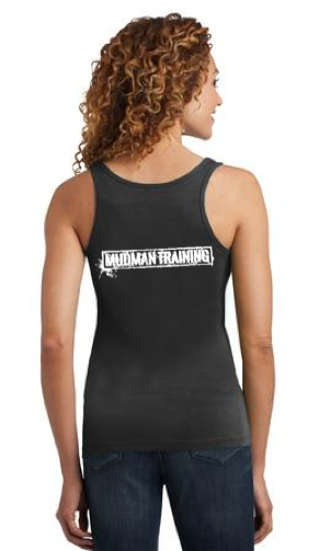 MudMan Training District Made Ladies Mini Racerback Tank (Black) Pre-Order