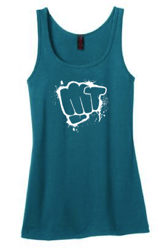 MudMan Training District Made Ladies Mini Racerback Tank (Teal) Pre-Order