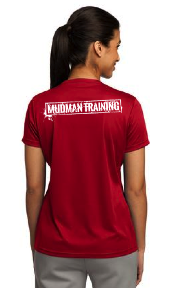 MudMan Training Sport-Tek Ladies Short Sleeve Shirt (True Red) Pre-Order