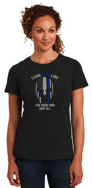 Team Blue Line District Made Ladies Perfect Blend Crew Tee Pre-Order