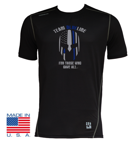 Team Blue Line MudGear Fitted Race Jersey v3 Short Sleeve Pre-Order