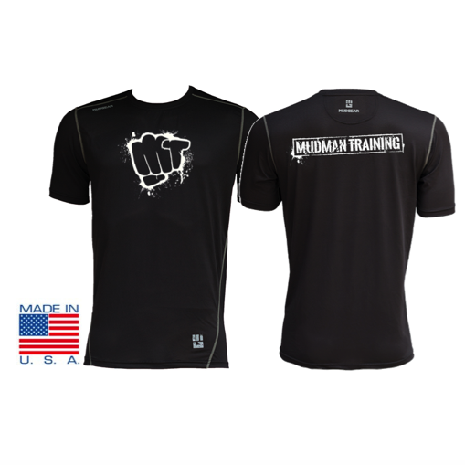 MudMan Training MudGear Fitted Race Jersey v3 Short Sleeve (Badass Black) Pre-Order