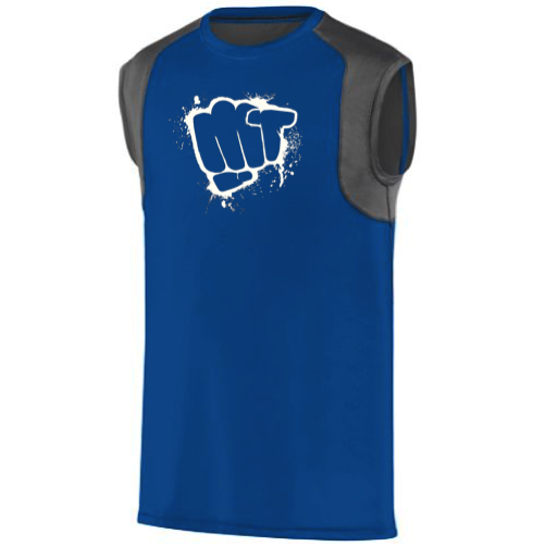 MudMan Training Augusta Men's Astonish Sleeveless Jersey (Royal/Graphite) Pre-Order