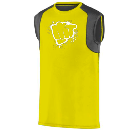 MudMan Training Augusta Men's Astonish Sleeveless Jersey (Power Yellow/Graphite) Pre-Order