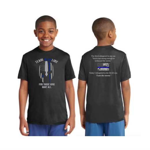 Team Blue Line Sport-Tek Youth Competitor Tee Short Sleeve Pre-Order