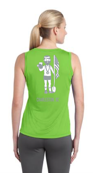 Frothy Beard - Women's Sport-Tek V-Neck Sleeveless Tee Pre-Order