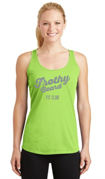 Frothy Beard - Women's Sport-Tek Competitor Racerback Tank Pre-Order