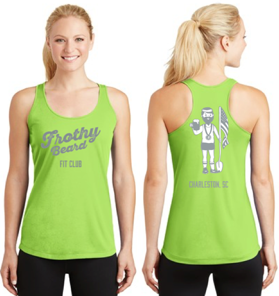 Frothy Beard - Women's Sport-Tek Competitor Racerback Tank Pre-Order