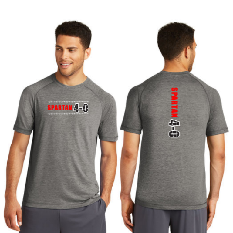 Spartan 4-0 Sport-Tek Men's PosiCharge Tri-Blend Wicking Raglan Tee Pre-Order