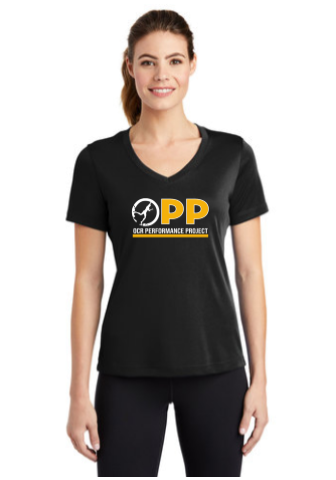 OCR Performance Project Sport-Tek Women's Short Sleeve V-Neck Tee Pre-Order