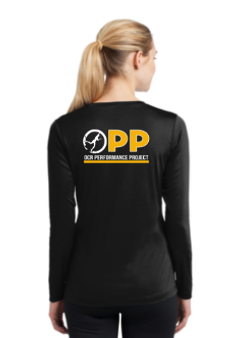 OCR Performance Project Sport-Tek Women's Long Sleeve V-Neck Tee Pre-Order