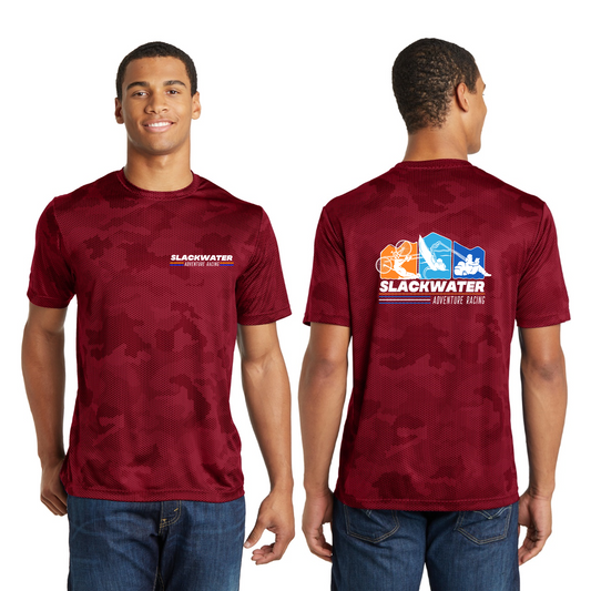 Slackwater Adventure Racing Men's Sport-Tek CamoHex Tee Pre-Order