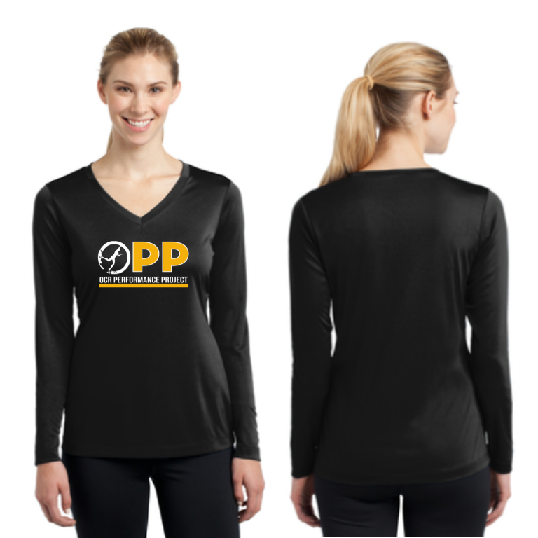 OCR Performance Project Sport-Tek Women's Long Sleeve V-Neck Tee Pre-Order