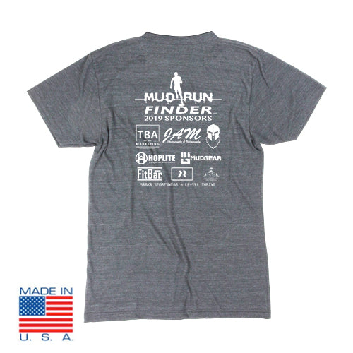 Mud Run Finder MudGear Unisex Tri-Blend Tee Pre-Order