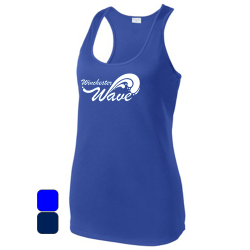 Winchester Wave - Women's Sport-Tek Racerback Tank Pre-Order