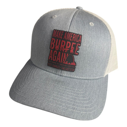 Make America Burpee Again Leatherette Patch Hat Pre-Order December 2025