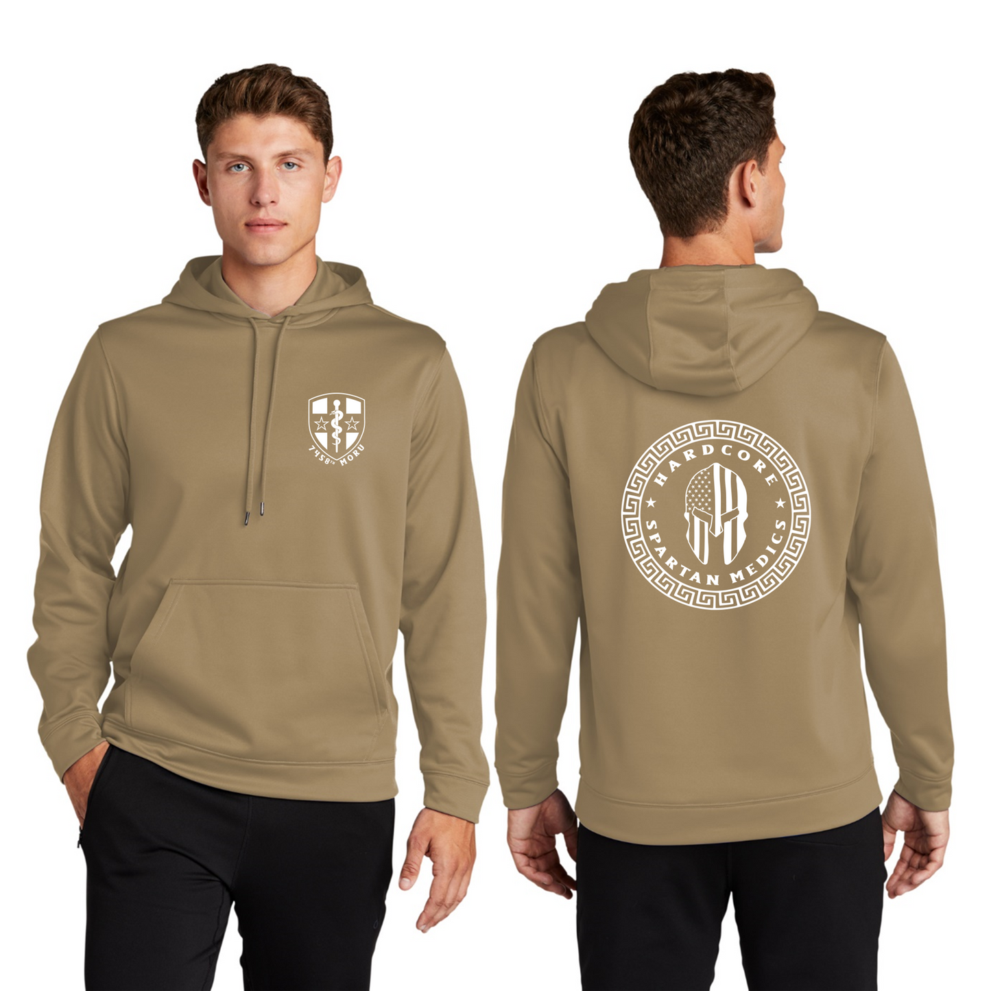 HARDCORE Spartan Medics Sport-Tek Sport-Wick Fleece Hooded Pullover Pre-Order