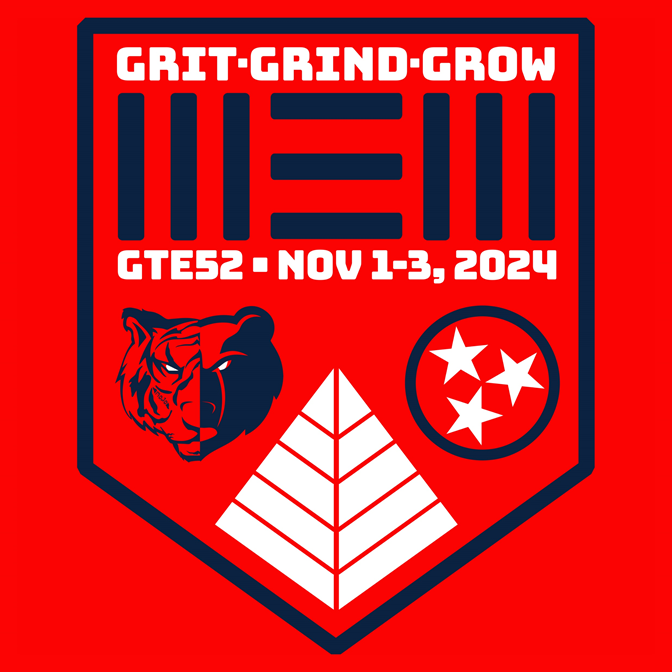 GTE 52 - Memphis Red Shirts Pre-Order October 2024