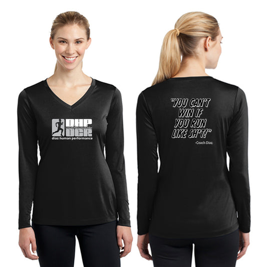 DHP OCR Sport-Tek Women's Long Sleeve V-Neck Tee Pre-Order