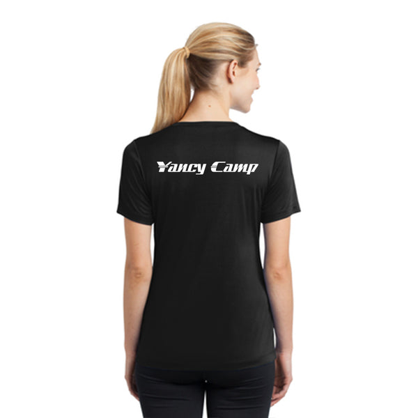 Yancy Camp Sport-Tek Women's Short Sleeve V-Neck Tee Pre-Order