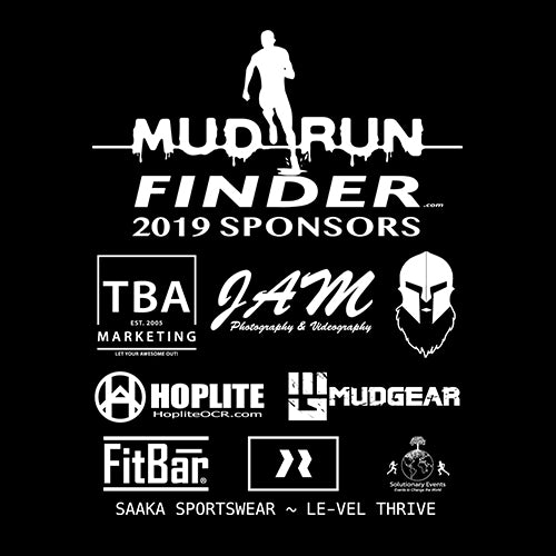 Mud Run Finder MudGear Men's Fitted Race Jersey v3 Sleeveless Tee Pre-Order