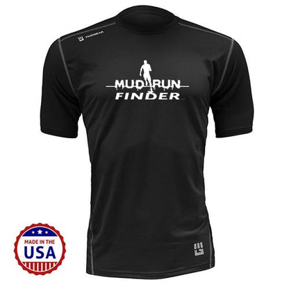 CLEARANCE ITEM - Mud Run Finder MudGear Men's Fitted Race Jersey Short Sleeve